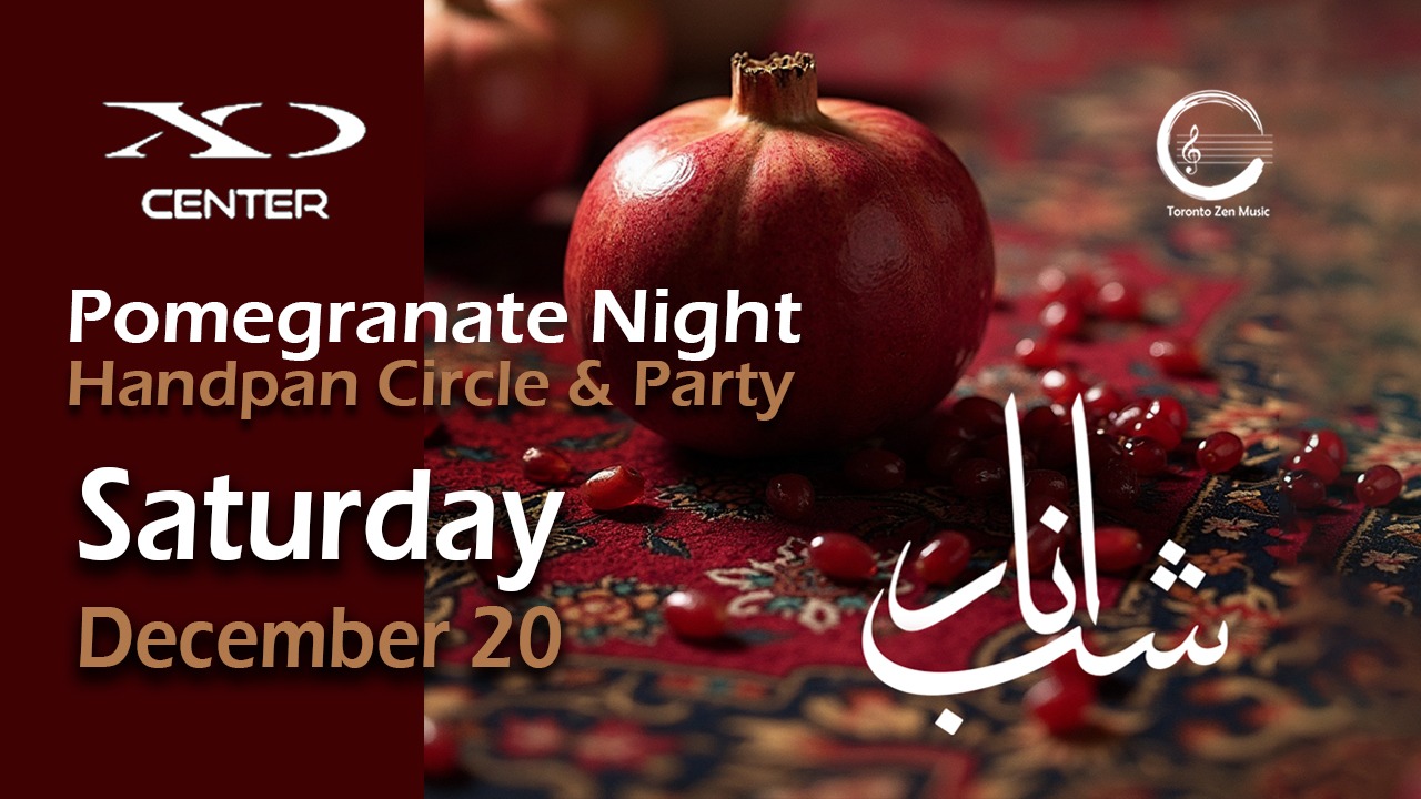 A handpan class in progress